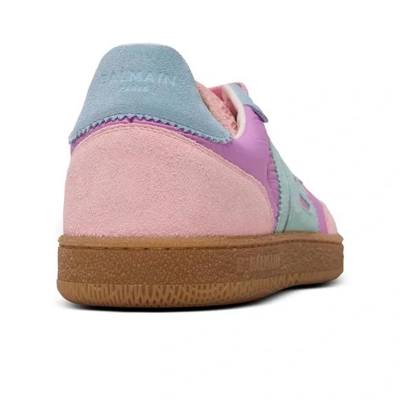 !SOLD! Balmain Swan suede and nylon trainers - Picture 8 of 9